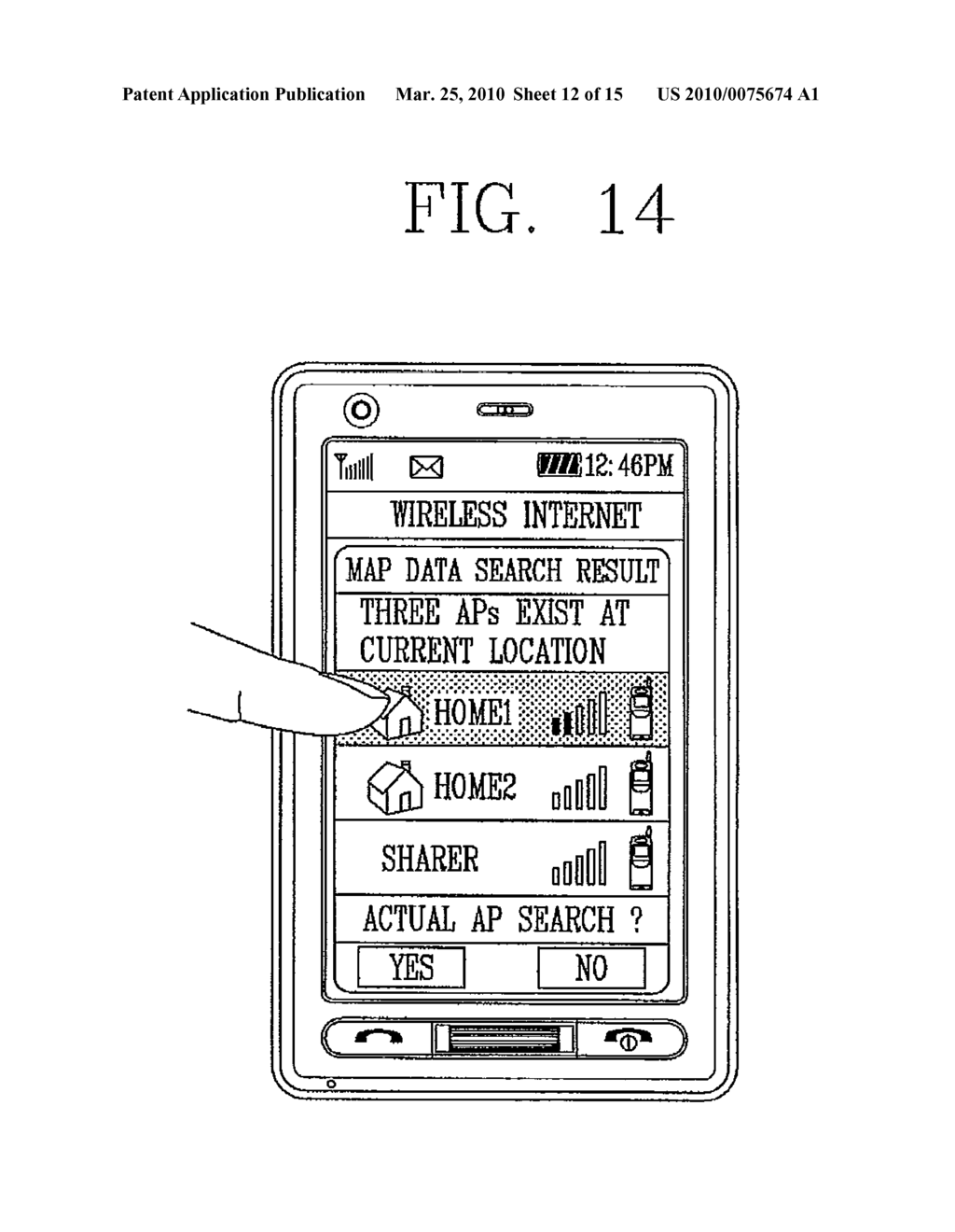 MOBILE TERMINAL AND METHOD FOR ACCESSING WIRELESS INTERNET OF MOBILE TERMINAL - diagram, schematic, and image 13