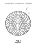 GOLF BALL WITH IMPROVED FLIGHT PERFORMANCE diagram and image