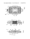 CROWN GEAR AND DIFFERENTIAL ASSEMBLY WITH A CROWN GEAR diagram and image