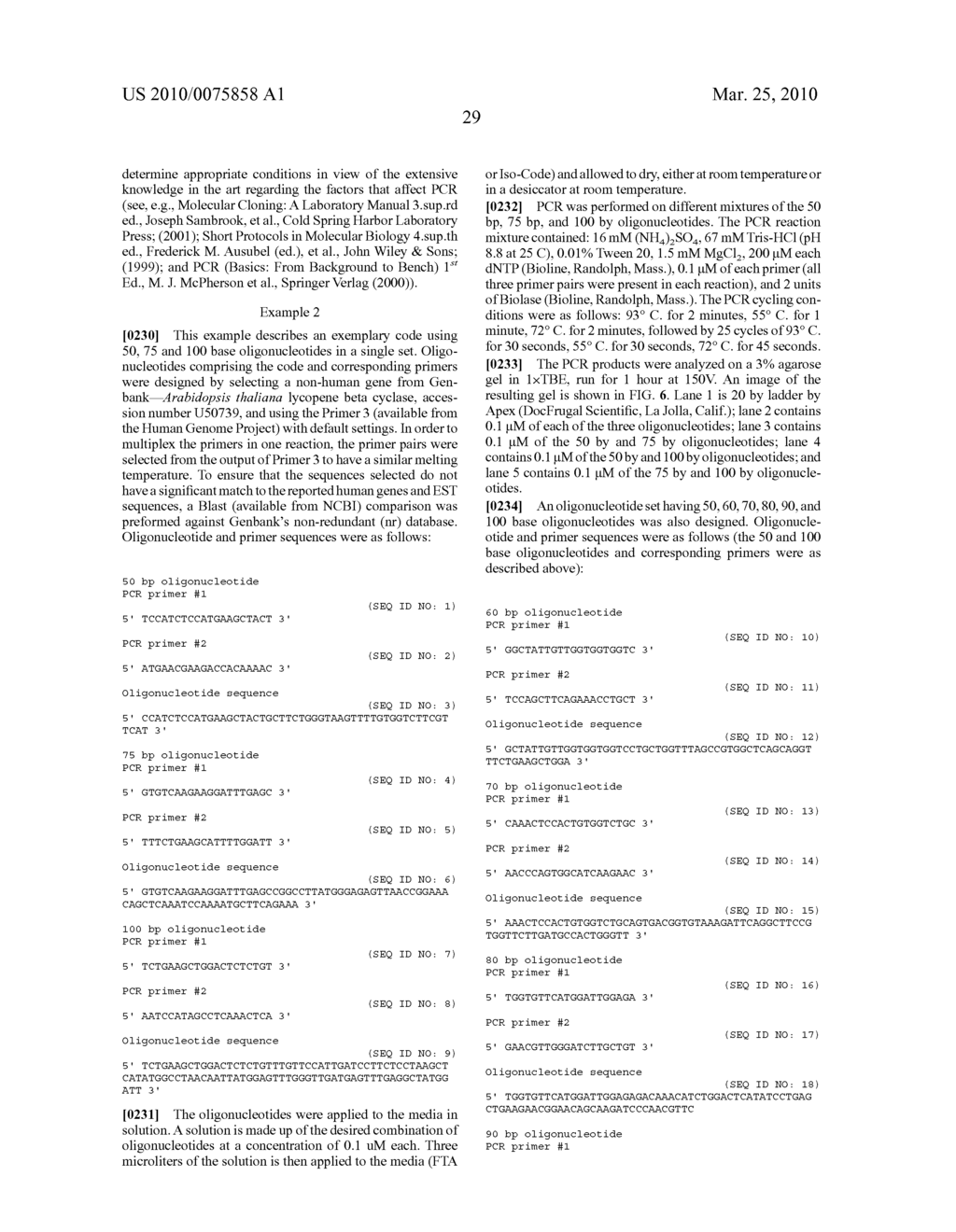 BIOLOGICAL BAR CODE - diagram, schematic, and image 42