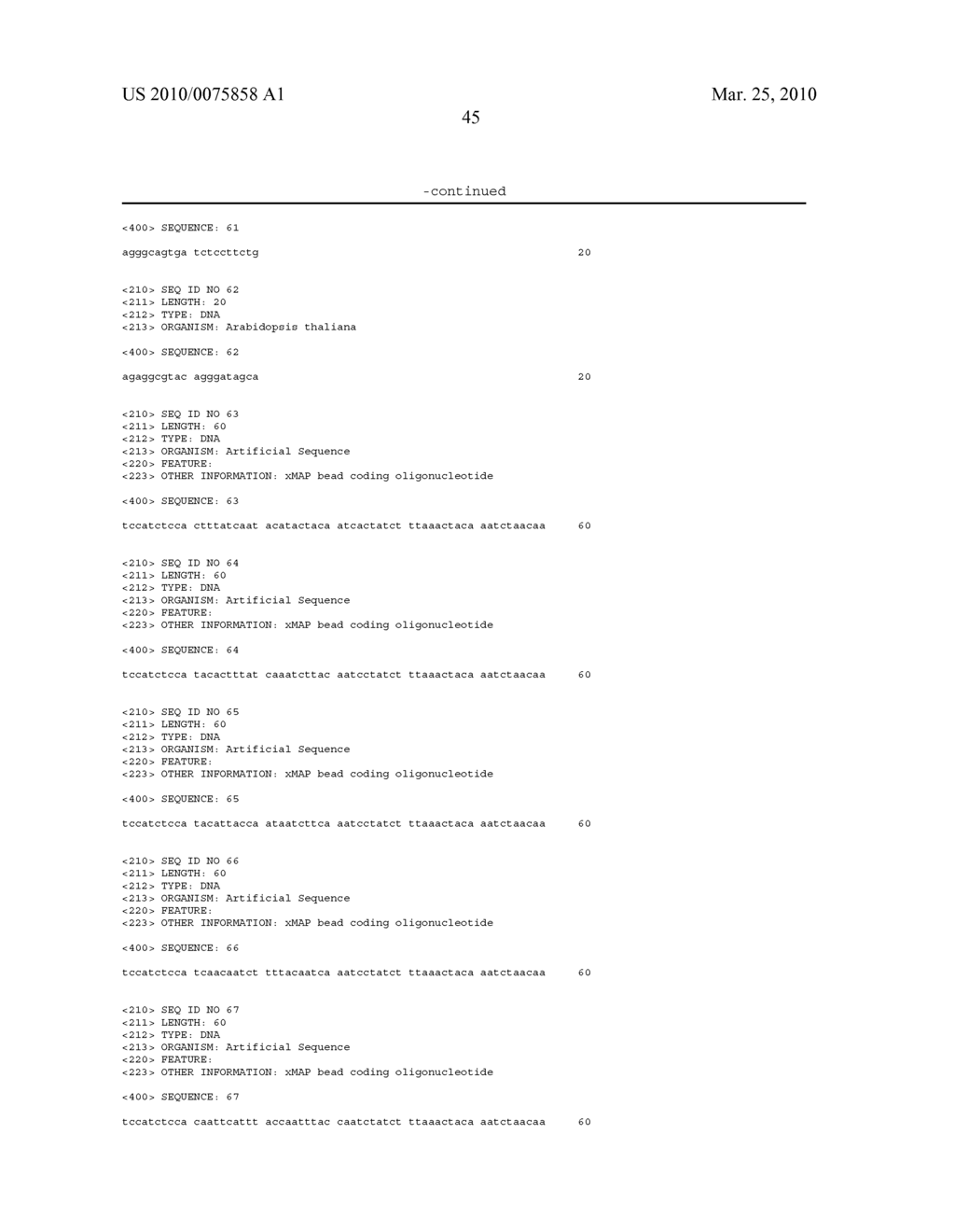 BIOLOGICAL BAR CODE - diagram, schematic, and image 58