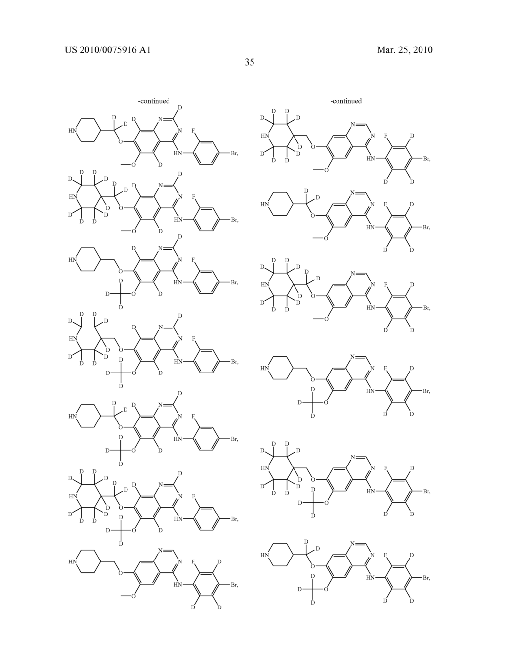 SUBSTITUTED QUINAZOLINE INHIBITORS OF GROWTH FACTOR RECEPTOR TYROSINE KINASES - diagram, schematic, and image 36