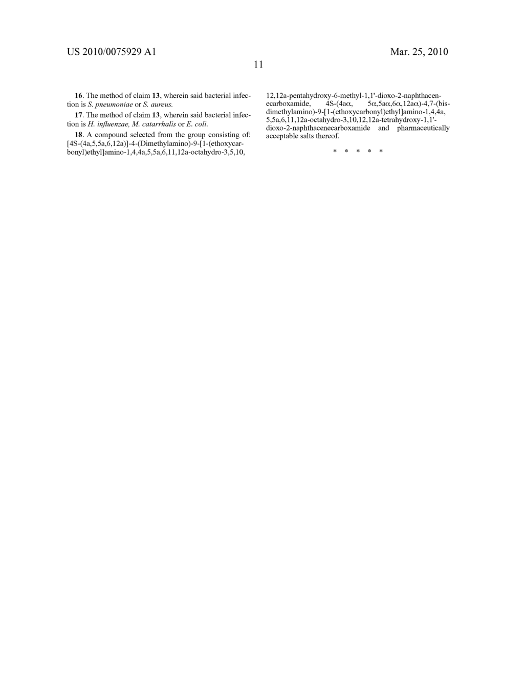 9-AMINOACYL TETRACYCLINE COMPOUNDS AND METHODS OF USE THEREOF - diagram, schematic, and image 12