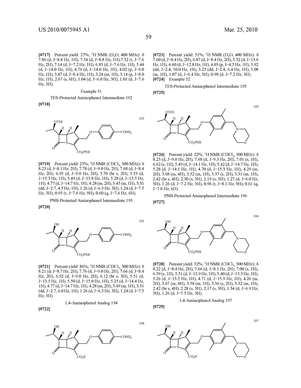 GRAM-POSITIVE CARBAPENEM ANTIBACTERIALS AND PROCESSES FOR THEIR PREPARATION - diagram, schematic, and image 73