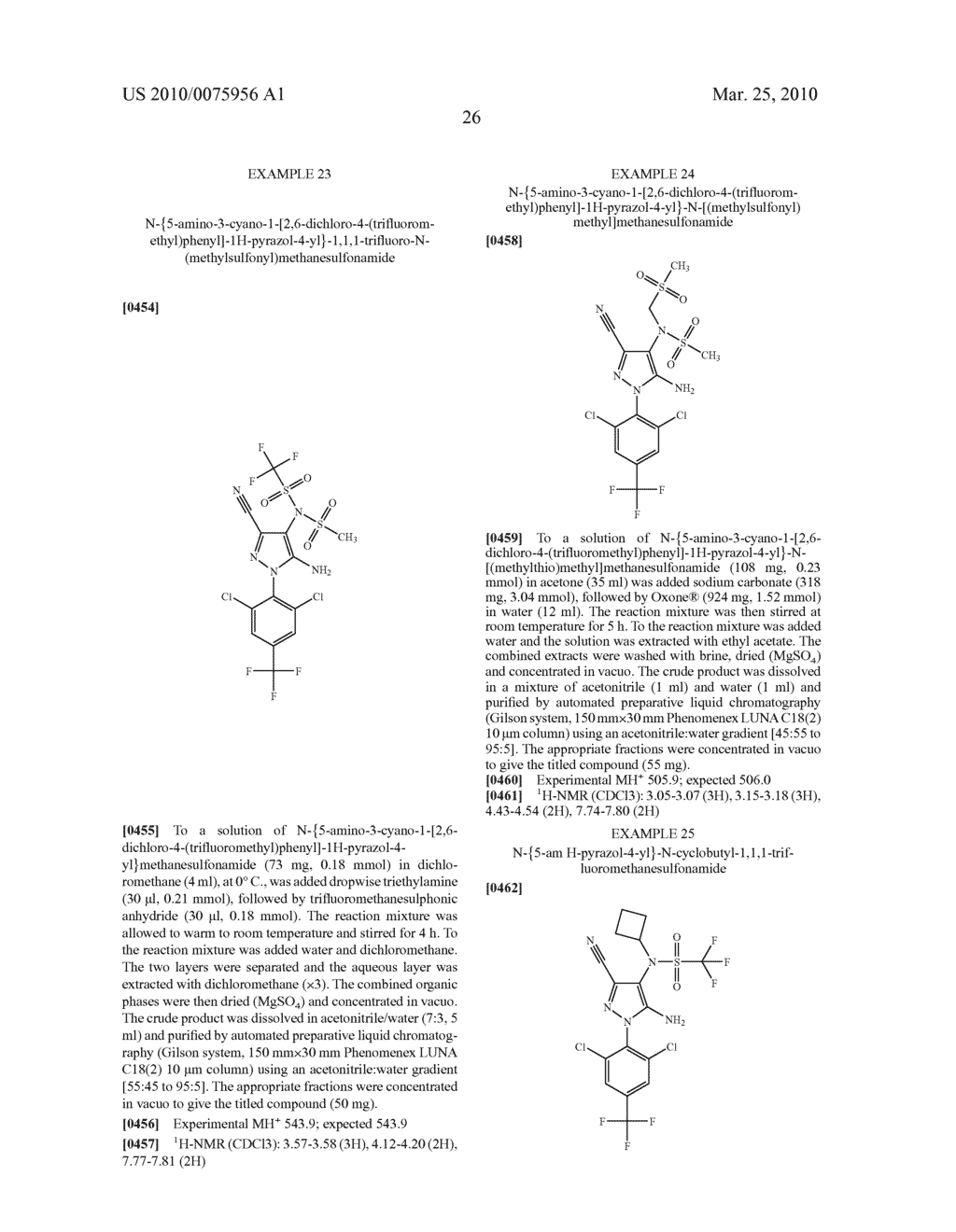 N-(1-ARYLPYRAZOL-4L)SULFONAMIDES AND THEIR USE AS PARASITICIDES - diagram, schematic, and image 27