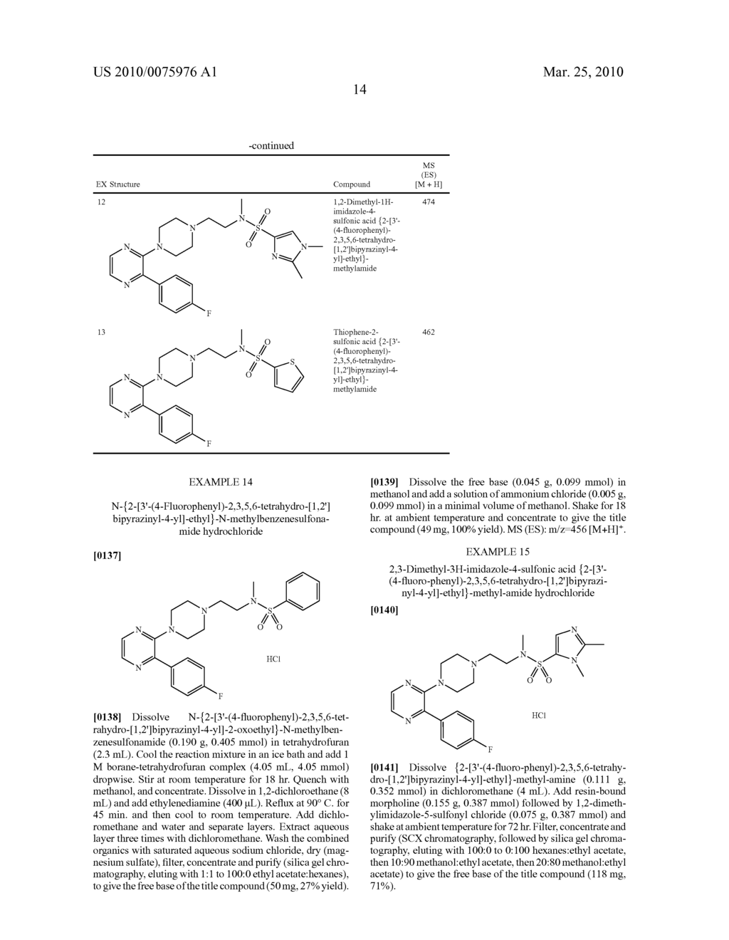 SUBSTITUTED PIPERAZINYL PYRAZINES AND PYRIDINES AS 5-HT7 RECEPTOR ANTAGONISTS - diagram, schematic, and image 15