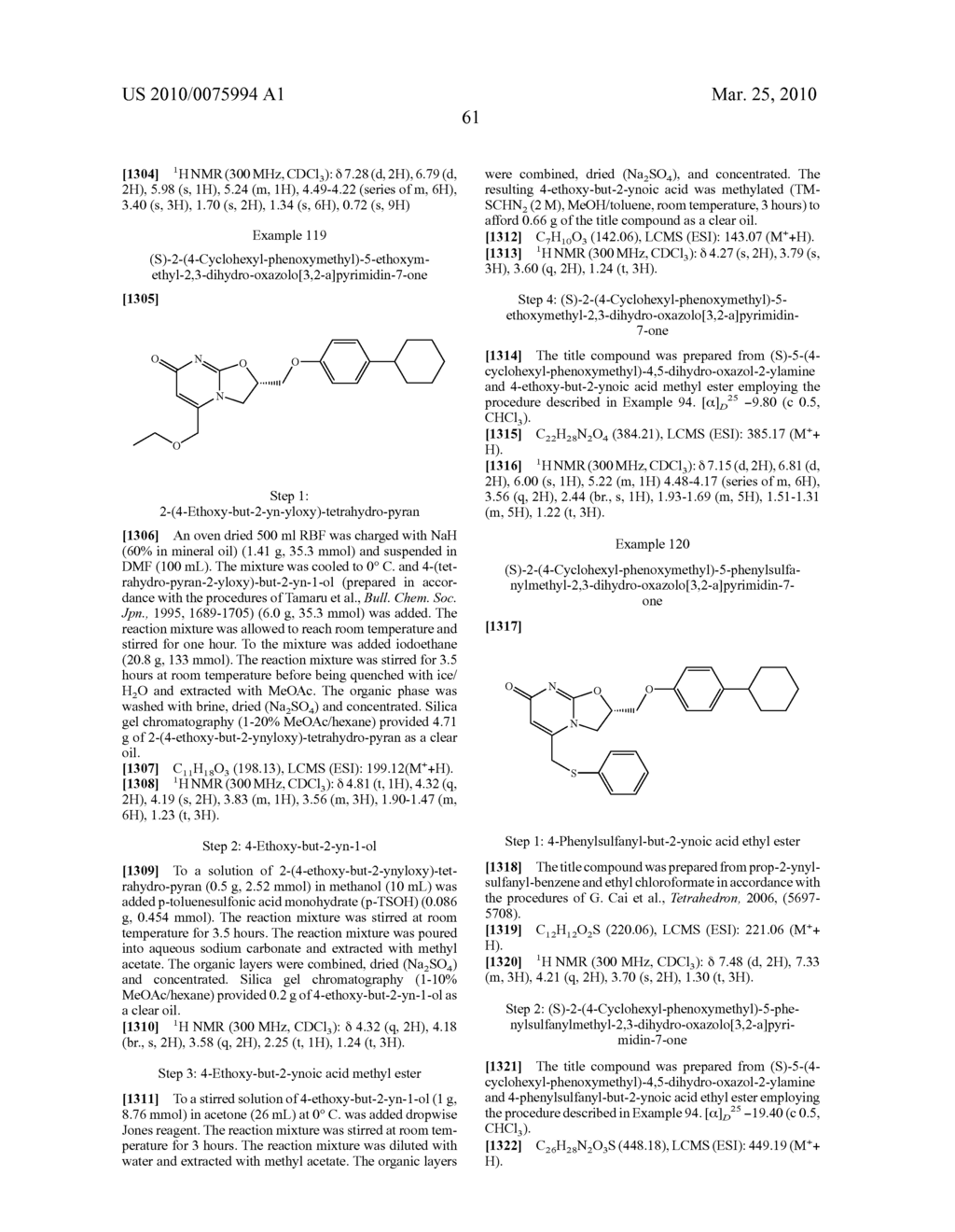 SUBSTITUTED DIHYDRO AND TETRAHYDRO OXAZOLOPYRIMIDINONES, PREPARATION AND USE THEREOF - diagram, schematic, and image 62