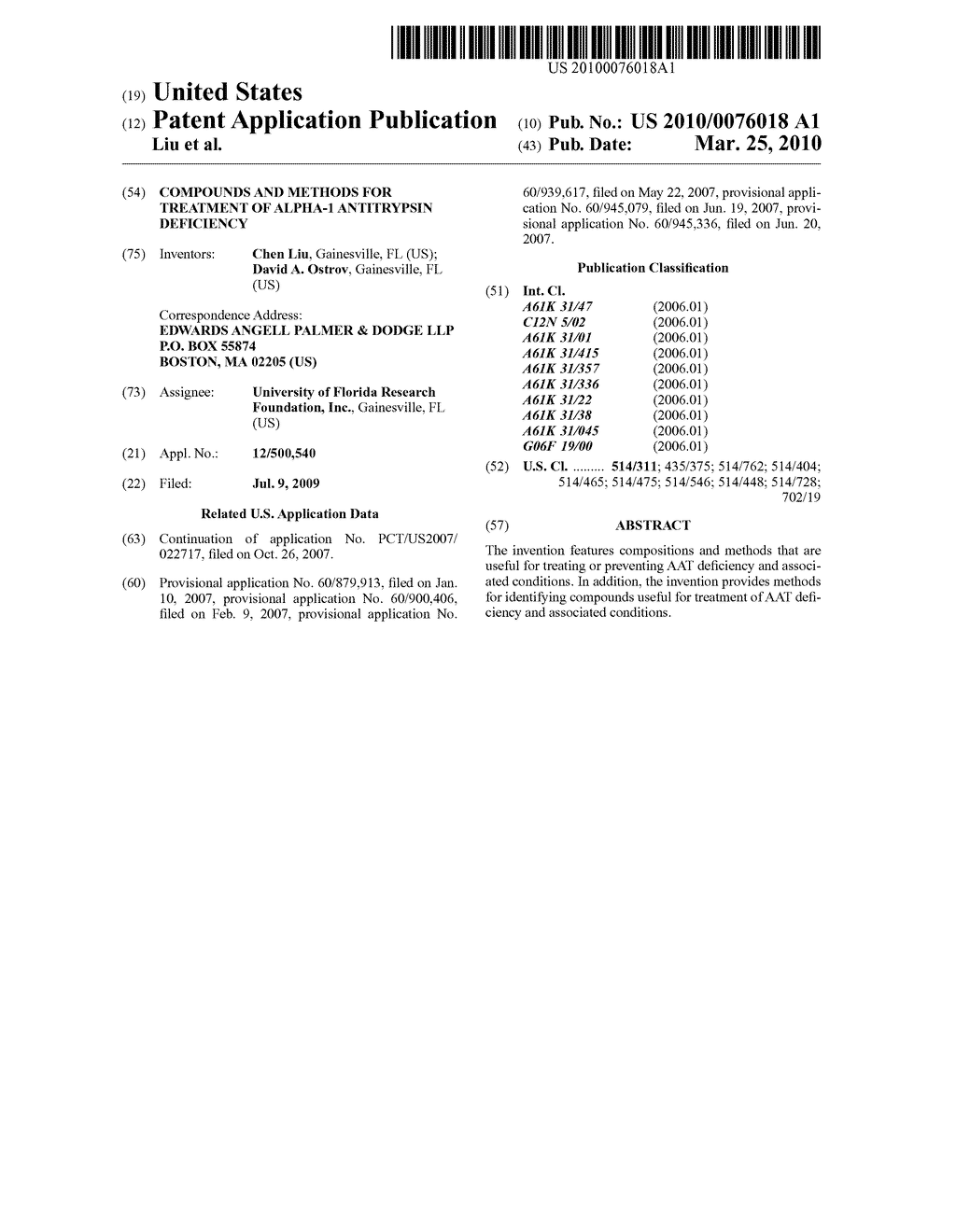 Compounds and Methods for Treatment of Alpha-1 Antitrypsin Deficiency - diagram, schematic, and image 01