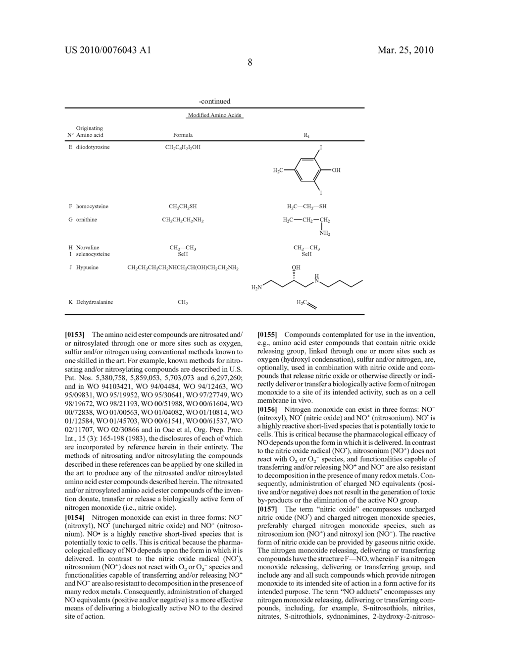 NITRIC OXIDE AMINO ACID ESTER COMPOUND, COMPOSITIONS FOR INCREASING NITRIC OXIDE LEVELS AND METHOD OF USE - diagram, schematic, and image 09