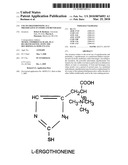 USE OF ERGOTHIONEINE AS A PRESERVATIVE IN FOODS AND BEVERAGES diagram and image