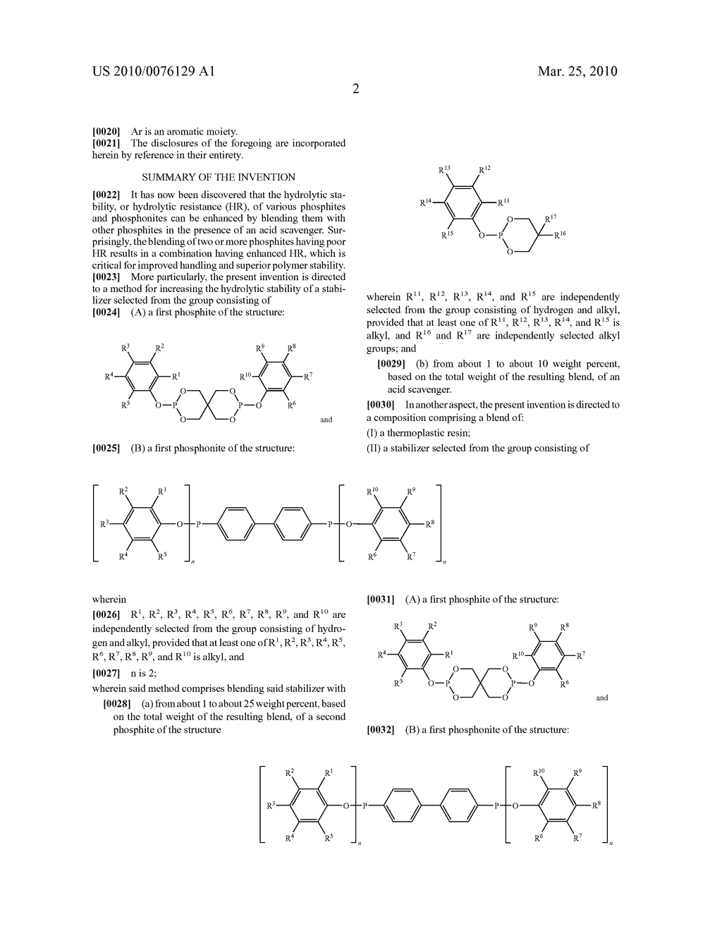 Blended phosphite or phosphonite compositions having improved hydrolytic stability - diagram, schematic, and image 07