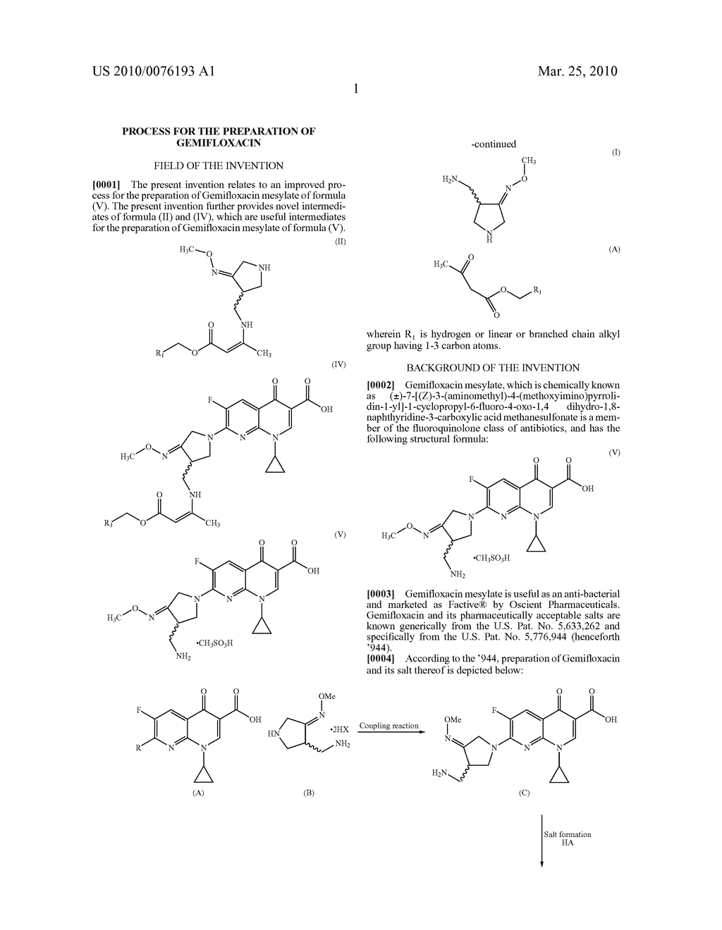  PROCESS FOR THE PREPARATION OF GEMIFLOXACIN - diagram, schematic, and image 04