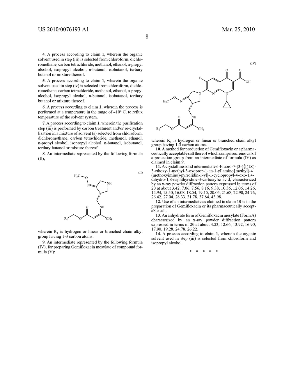  PROCESS FOR THE PREPARATION OF GEMIFLOXACIN - diagram, schematic, and image 11