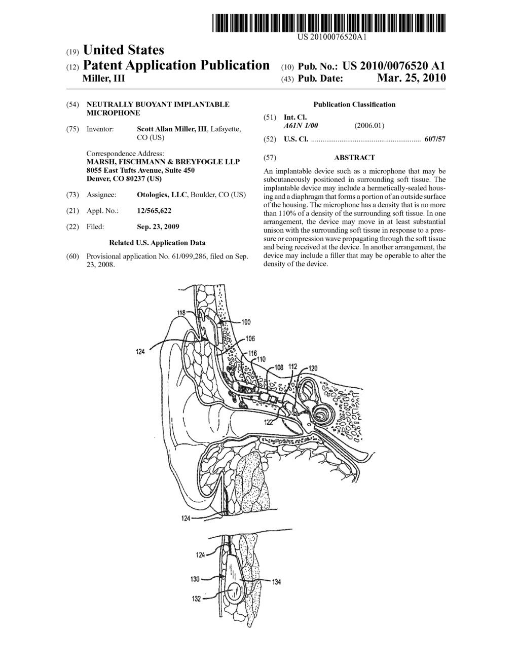 NEUTRALLY BUOYANT IMPLANTABLE MICROPHONE - diagram, schematic, and image 01