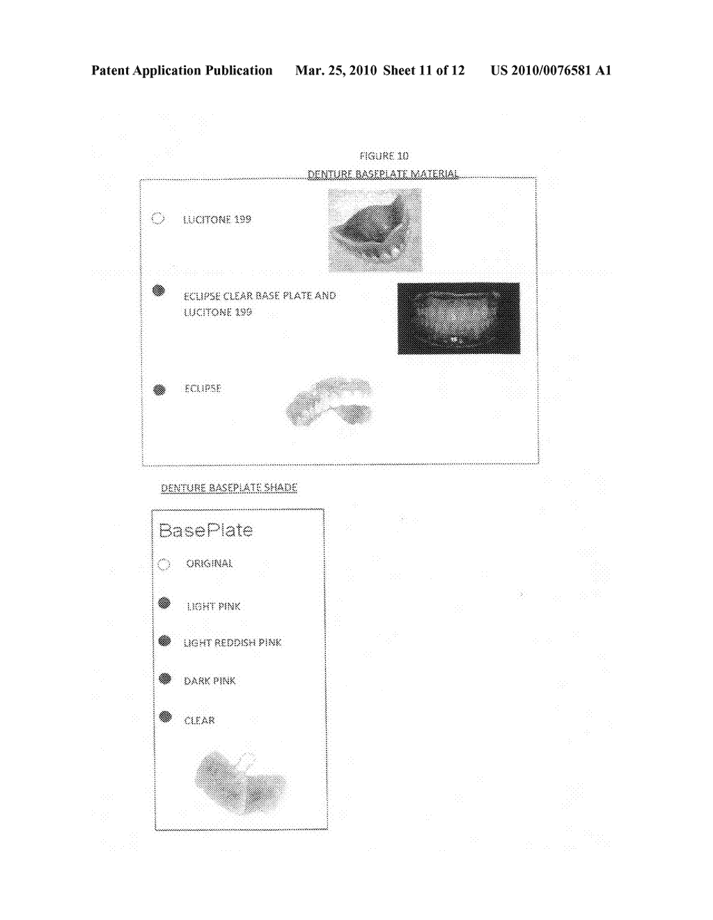 Methods for designing a customized dental prosthesis using digital images of a patient - diagram, schematic, and image 12