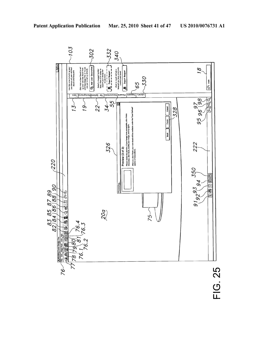 METHOD AND SYSTEM FOR DESIGNING A PASTRY - diagram, schematic, and image 42