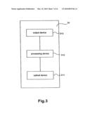 Method for producing indicators and processing apparatus and system utilizing the indicators diagram and image