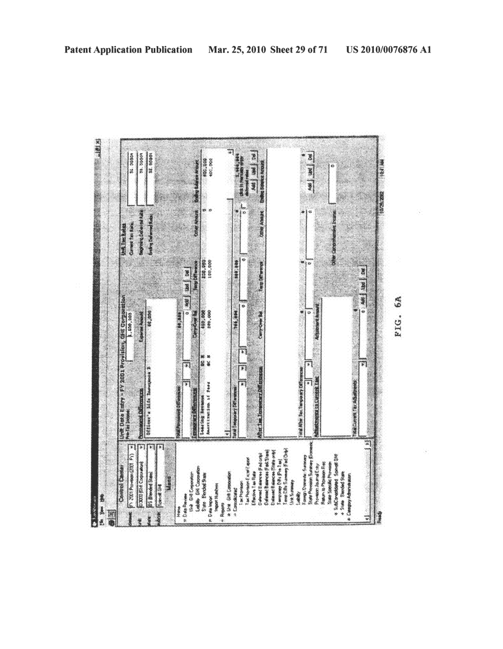 Information processing method for managing and determining tax provision information - diagram, schematic, and image 30