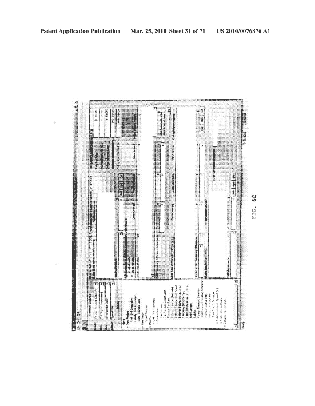 Information processing method for managing and determining tax provision information - diagram, schematic, and image 32