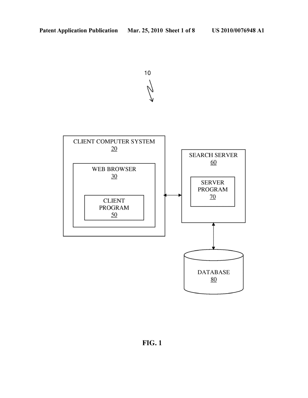 SYSTEM AND METHOD FOR INTERFACING SEARCH REQUEST AND CORRESPONDING SEARCH RESULT - diagram, schematic, and image 02