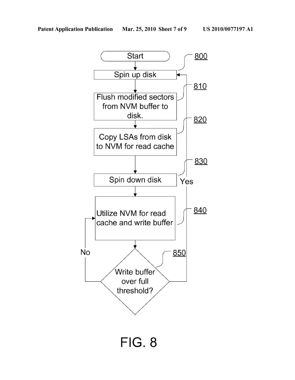 NON-VOLATILE MEMORY CACHE PERFORMANCE IMPROVEMENT - diagram, schematic, and image 08