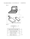 PORTABLE STORAGE DEVICE FOR SUPPORTING PORTABLE COMPUTING SYSTEM AND PORTABLE COMPUTING BASED SYSTEM USING THE SAME diagram and image