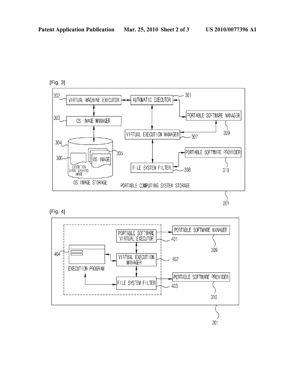 PORTABLE STORAGE DEVICE FOR SUPPORTING PORTABLE COMPUTING SYSTEM AND PORTABLE COMPUTING BASED SYSTEM USING THE SAME - diagram, schematic, and image 03