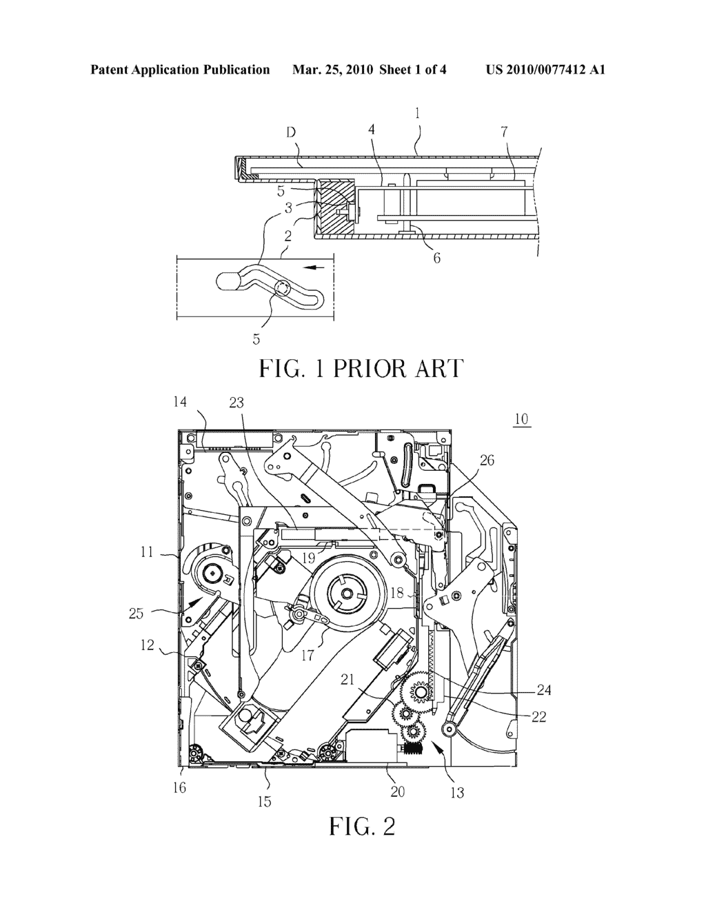 LIFT DEVICE OF A SLOT-IN DISK DRIVE - diagram, schematic, and image 02