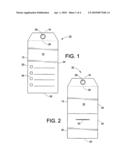 GARMENT TAG AND METHODS OF USE diagram and image