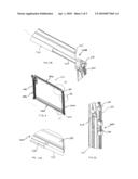 DRIVING AND DRIVEN SEALING SYSTEMS FOR SINGLE-HUNG DOOR/WINDOW diagram and image