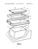 Utility floorbox for use with ice covered floors diagram and image