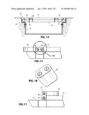 Utility floorbox for use with ice covered floors diagram and image