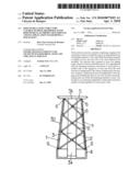 Deployable light structure capable of being rigidified after deployment, its production process and its application to equipping a spacecraft diagram and image