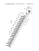 OFFSET SPINDLE COTTON PICKER BAR diagram and image