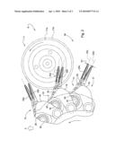 OFFSET SPINDLE COTTON PICKER BAR diagram and image