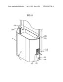 Refrigerator and ice storage container therefor diagram and image