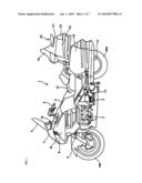 Vehicle trunk locking device diagram and image