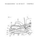 Vehicle trunk locking device diagram and image