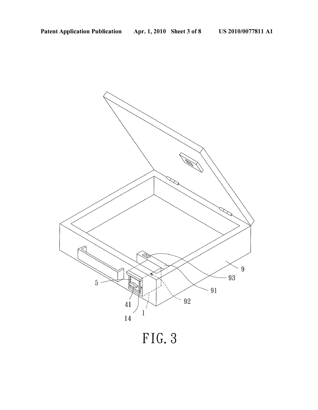 Unlocking Device for Concealing Keyhole of Lock and Key Therefor - diagram, schematic, and image 04