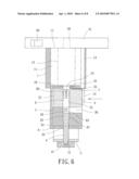 Unlocking Device for Concealing Keyhole of Lock and Key Therefor diagram and image