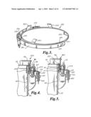 SUPPORT SYSTEM FOR PERCUSSION INSTRUMENTS diagram and image