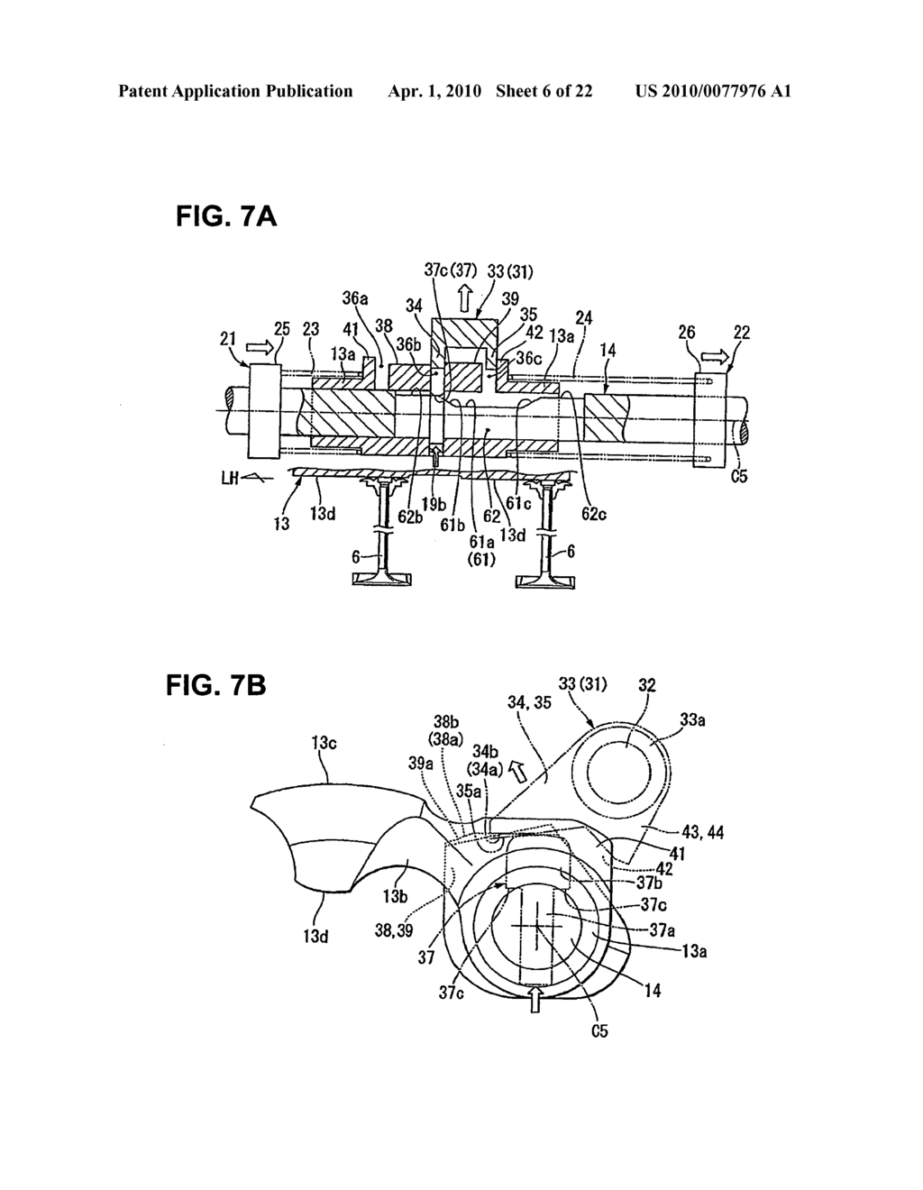 Internal combustion engine with variable valve control system - diagram, schematic, and image 07