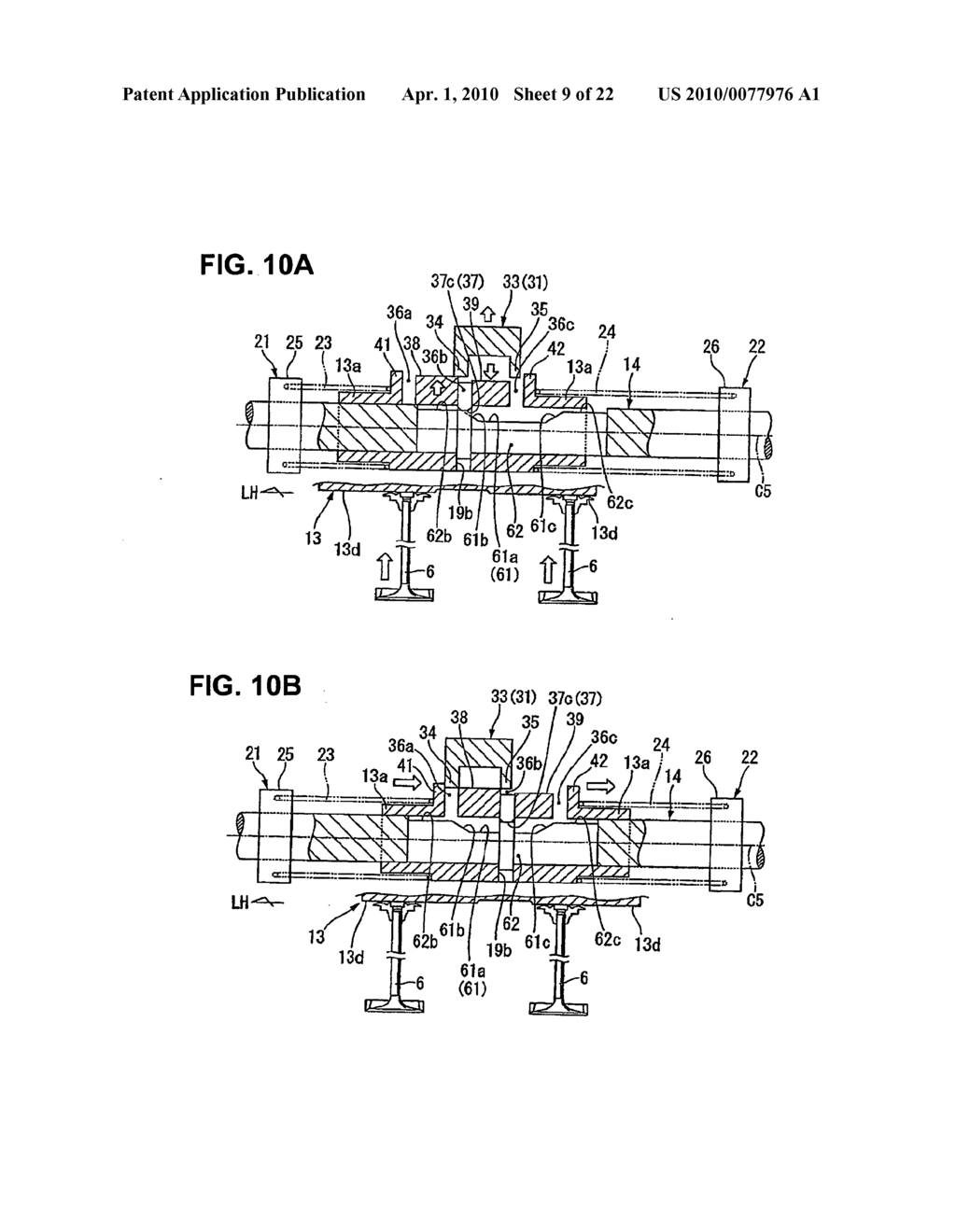 Internal combustion engine with variable valve control system - diagram, schematic, and image 10