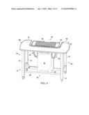 GRILL WITH MULTI-SIDED ACCESS diagram and image