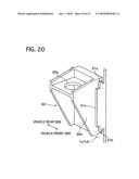 HEAT EXCHANGER SUPPORTING STRUCTURE AND VEHICLE FRONT STRUCTURE diagram and image