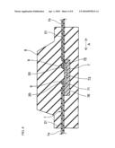 WATER STOPPING STRUCTURE OF ELECTRIC WIRE AND MARINE VESSEL PROPULSION DEVICE diagram and image