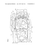 CANISTER MOUNTING STRUCTURE FOR MOTORCYCLE AND MOTORCYCLE diagram and image