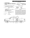 CNG-Fueled Vehicle with Fuel Tanks Packaged Between Cab and Bed diagram and image