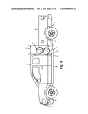 CNG-Fueled Vehicle with Fuel Tanks Packaged Between Cab and Bed diagram and image