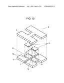 COMPONENT SEPARATING DEVICE AND CHEMICAL ANALYSIS DEVICE USING THE SAME diagram and image